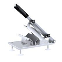 대패삼겹살 슬라이스기계 육절기 수동 절단기 냉동, 개선형 슬라이서