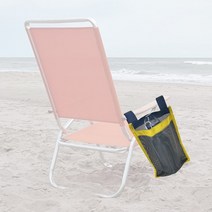 수영 해변 휴식 의자 레일 Watercup 지주 가방 해양 보트 도크 낚시 난간 보관 가방 캠핑 휴식 메쉬 가방, 한개옵션0