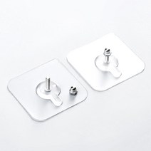 청년리빙 무타공 나사 벽걸이 못없이액자걸기 10개입, 나사 10개입, 10개