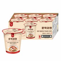 이제주몰 올레마켓 제주 돌문어 딱새우 문딱라면(6개입)x1박스, 단품없음