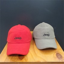 지프 플리스 스몰 로고 볼캡_JM4GCU611_RD