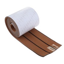 합성 데크 목재 합판 원목 방부목EVA 폼 티크 시트 패드 6MM 해양 보트 요트 합성 갑판 바닥 매트 2400x17, 01 Light Brown Black S