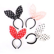 아이케이 땡바니 헤어밴드 토끼귀 머리띠 봉제 놀이공원 할로윈 파티, 땡바니 헤어밴드(살구)