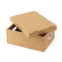 플라스틱 손잡이 크라프트 수납 포장 종이박스 골판지 포장용 종이 박스 상자 방수 코팅 조립 1, 상세 참조, 상세 참조