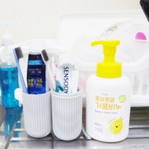 칫솔케이스 1P 회색 휴대용 스트랩형 캠핑 여행 출장 위생보관