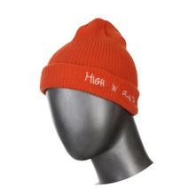 슈가포인트 비니 . 남성-여성-아동 공용 . 스노보드-스키-스트릿-캐쥬얼 . 개성-감성 디자인 . Levi - Orange