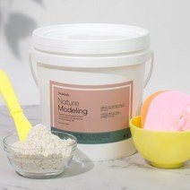 현대교역 네이처 팩 모델링팩 마스크팩 1kg 피부과 에스테틱 고무팩 얼굴팩 미용팩 고급형 모델링마스크 고무마스크 - 한국, 네이처모델링-비타C(벌크)+해면2장+스푼