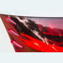 자동차 라이트 미니 에어로파츠 스티커 새차선물 차량튜닝 리어디퓨저 하체손상방지, 레드