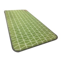 부강 이불형 두툼한 전기매트, 싱글 - 05그린사선체크