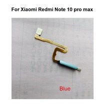 고화질 북 스캐너 양면 스캔 고급 스캔기 Xiaomi Redmi 용 원본 새 지문 센서 Note 10 PRO MAX 홈 버튼 메, 06 10 PRO Max Blue