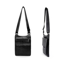 오너클랜 남성 캐주얼 크로스백 소가죽 여행 보조가방 얇은가방