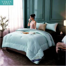 콩섬유 이불솜 비코 보온 두꺼운 겨울 이인용 기숙사 이부자리 사계절 입체 고급품 에어컨 2704724366, 입체콩피-라이트그린150x200cm3근에어컨이불