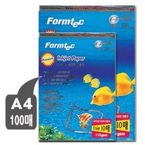 현모양처 한국폼텍 컬러잉크젯 전용지 A4 FP 9570 100매, 단일사이즈