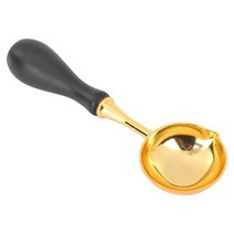 왁스타블렛 고체타블렛 나무 손잡이 씰링 왁스 스푼 금속 인감 스탬프 왁스 비드 타블렛, 12