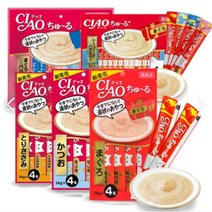 고양이 츄르 아기고양이간식 스프 챠오츄르 이나바, 60p, 구루메 참치 버라이어티