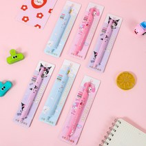 쿠로미 시나모롤 마이멜로디 멀티 문구 자 클립 펜 3 in 1 문구류 멀티펜, 쿠로미_퍼플