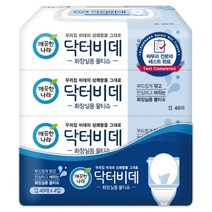 깨끗한나라 닥터비데 화장실용 물티슈 (캡) 46매x4입, 옵션1 - 기본포장 (박스or비닐포장) (+0원)