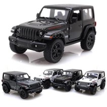 아트박스/킨스마트 지프 랭글러 루비콘 하드탑 미니카 그레이스케일, 지프랭글러하드탑(블랙)