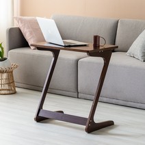 자이너스 원목 600 사이드테이블 ST003, 단품