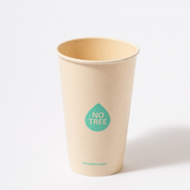 친환경 생분해 사탕수수 양면코팅 종이컵 16온스 100개 콜팝 에스프레소 테이크아웃