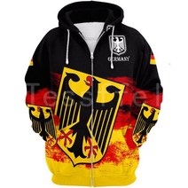 피파 월드컵Tessffel 최신 독일 국기 NewFashion 남성/여성 재미있는 가을 운동복 3d 프린트 캐주얼 후드, 02 zipper_01 XS