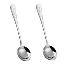 길컴퍼니 스텐 국물 대왕 숟가락 미니국자 RJ15D, C타입-19.5cm (2개), 2개