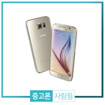 삼성 갤럭시S6 중고폰 공기계 32G 64G, 골드, 갤럭시S6 32G  B등급