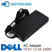 DELL 노트북 에일리언웨어 M15 R3 19.5V 12.3A 240W (7.4X5.0mm) 전원 어댑터 충전기, DELL 240W
