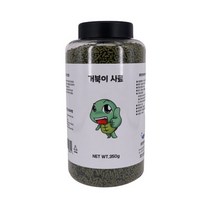 영아쿠아 거북이 전용 사료, 1000ml, 350g, 1개