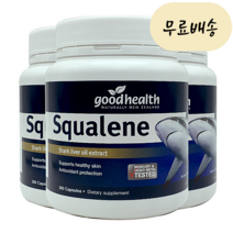 스쿠알렌 상어 간유 300캡슐 3개 효능 약15달 뉴질랜드 알콕시글리세롤 굿헬스, 300개
