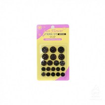 FJR579110*디아코니아* P똑딱이 단추(블랙세트) (12개묶음) 0989, 상세페이지 참조