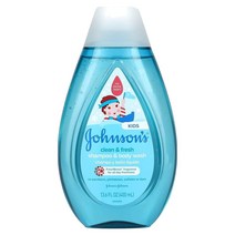 Johnson & Johnson (존슨앤드존슨) Johnson & Johnson 어린이용 클린 & 후레쉬 샴푸 & 바디 워시 13.6 fl oz(400 ml), 5개