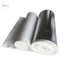 그라스울 불연 층간 단열재 보온면 (두께3-10mm), 양면 알루미늄 호일 두께 25mm(폭 1.2m) 1m