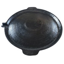 죽마고우 전통방식 길들인 무쇠 불판 33cm 50cm 국내산 야외 그리들, 01:길들인 무쇠불판 33cm