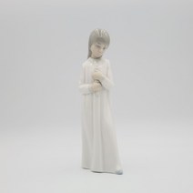 (엔틱빈티지) 스페인 야드로 자피르 인형 피겨린(양초와 소녀)