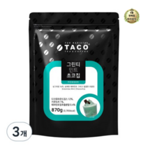 라이브잇 타코 그린티 민트초코칩 파우더, 21개, 1개입, 870g