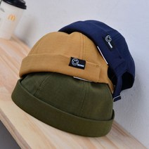 패션 숏모자 남자 와치캡 챙없는 캐주얼 비니 쇼핑몰 여름 가을 여자 레옹