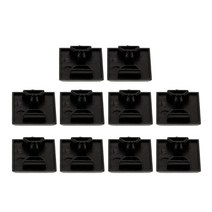 10pcs 알루미늄 프로파일 엔드 캡 2020 EU 알루미늄 프로파일 용 플라스틱 엔드 캡 커버 플레이트 3D 프린터 압출 부품, 검은색