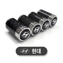 RST 현대 타이어밸브캡 에어캡 자동차 카본