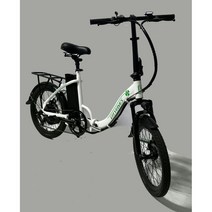 접이식 전기자전거 초소형 전기차 48v350w, 48V8AH, 화이트