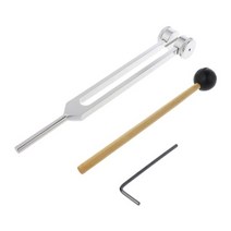 스펙트럼 측정기 스펙트럼 분석기128HZ 174Hz 알루미늄 합금 실버 튜닝 포크 차크라 해머 볼 진단 도구 사, 02 174Hz