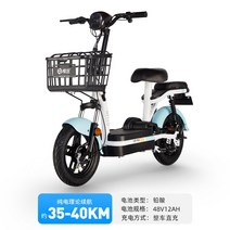 커피 푸드 트럭 전기 바이크 노인전동 스쿠터 미니 Hello Bangtu 소형 회오리 바람 전기 자동차 여성용 소형 배터리 자동차 국가 표준 스마트 전기 자전거 공식 기함, 48V, 12아, 소형 사이클론 4812 납산-하늘색-08