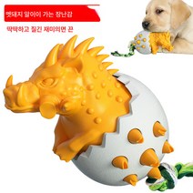 애견용품 직거래 베스트셀러 강아지 치갈이 스틱 강아지 칫솔 공룡알 강아지, 공룡달걀어금니장난감(녹색)