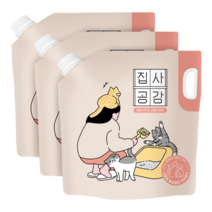 집사공감 벤토나이트 고양이 모래, 6.35kg, 3개, 허브향