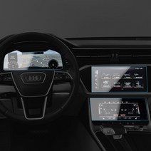 2019 2020 아우디 A6 용품 보호필름 네비게이션 계기판 터치스크린, 터치스크린(상단)