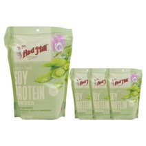 밥스레드밀 소이 프로틴 파우더 글루텐 프리 16g 프로틴, 4개, 396g