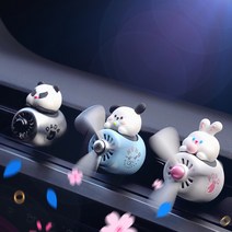 락톡마켓 포포다다네네 3종캐릭터 차량용프로펠라 에어컨송풍구 방향제 리필가능, 네네, 1세트