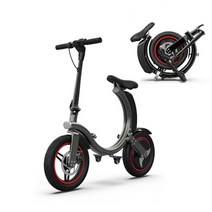 DASA_N 접이식 전기자전거 출퇴근 미니 배달 전기 자전거, 04 카키 50KM+15ah+36V