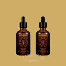 에센허브 호호바 피지 녹이는 오일 비정제 냉압착 60ml, 호호바 오일 60ml 2병