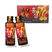 웅진 꿀홍삼D 100ml x50병 드링크, 50병